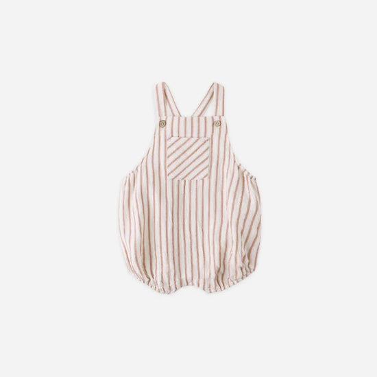 QUINCY MAE HAYES ROMPER - VINTAGE STRIPE