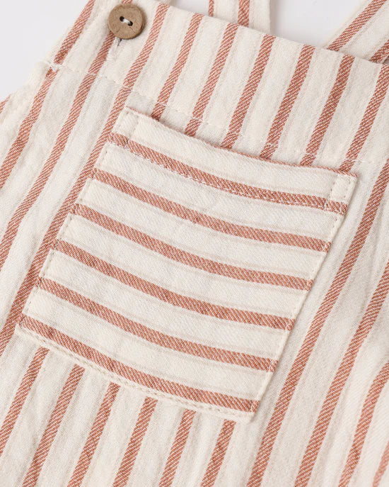 QUINCY MAE HAYES ROMPER - VINTAGE STRIPE