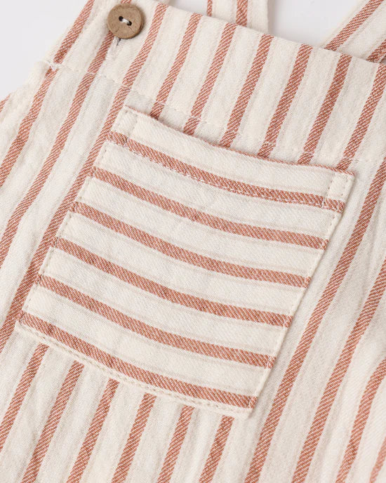 QUINCY MAE HAYES ROMPER - VINTAGE STRIPE