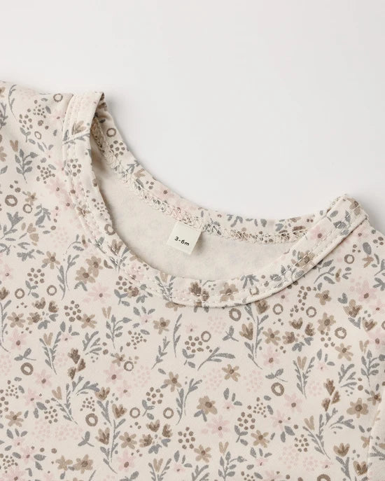 QUINCY MAE BAMBOO PJ SET - BLOOM