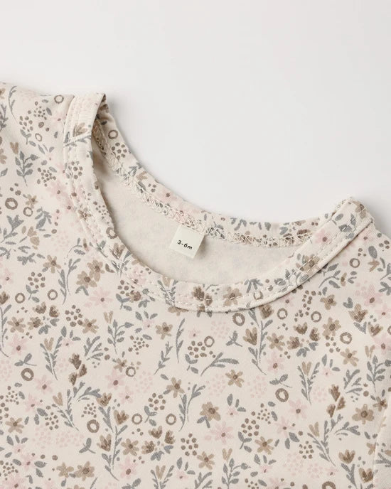 QUINCY MAE BAMBOO PJ SET - BLOOM