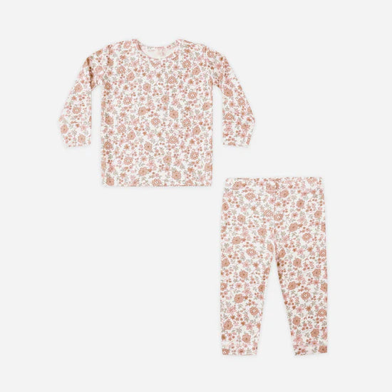 QUINCY MAE 2PC BAMBOO PJS - BLOOM