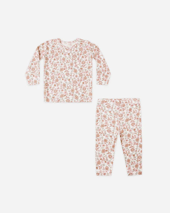 QUINCY MAE 2PC BAMBOO PJS - BLOOM