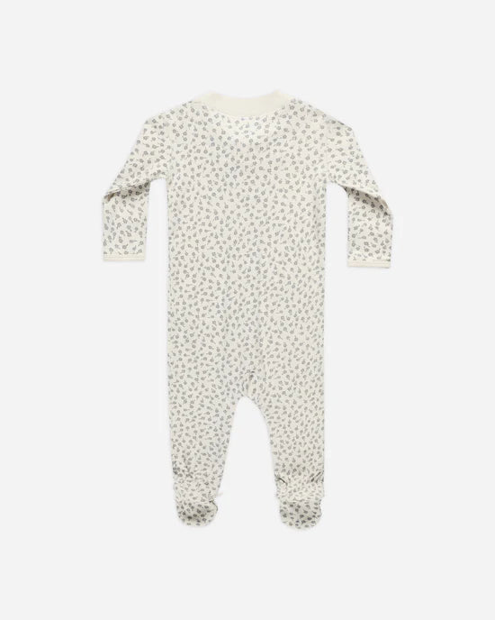 QUINCY MAE ZIP LONG SLEEVE SLEEPER - SCATTER