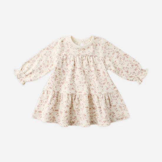 QUINCY MAE TIERED JERSEY DRESS - FRENCH GARDEN