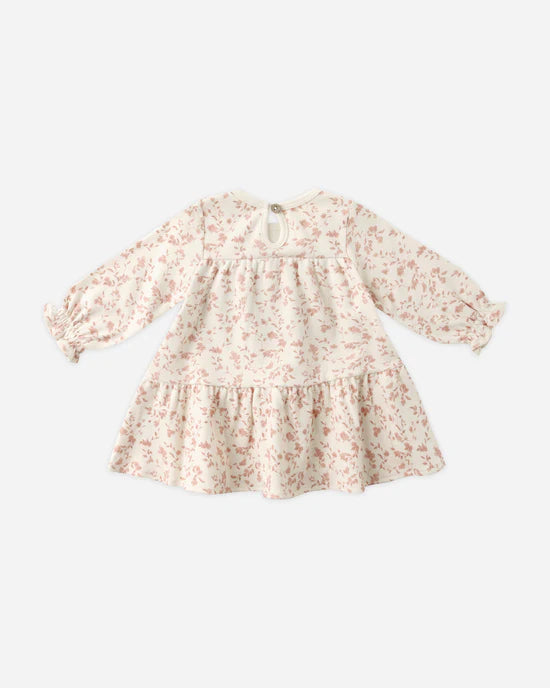 QUINCY MAE TIERED JERSEY DRESS - FRENCH GARDEN