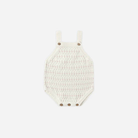 QUINCY MAE TATUM ROMPER - IVORY