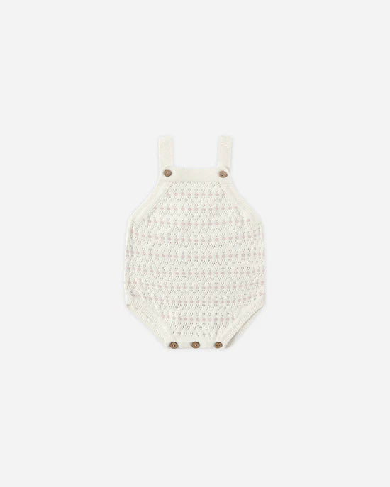 QUINCY MAE TATUM ROMPER - IVORY