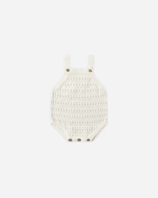 QUINCY MAE TATUM ROMPER - IVORY