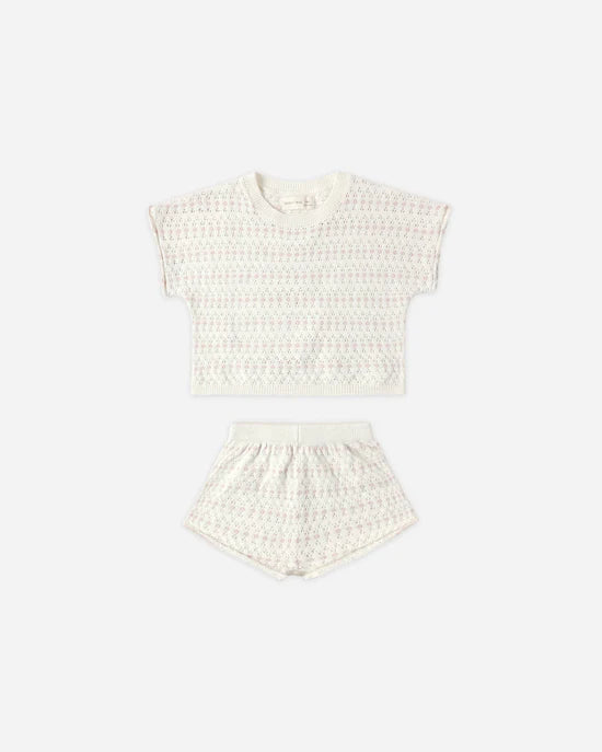 QUINCY MAE RELAXED SUMMER SET - IVORY