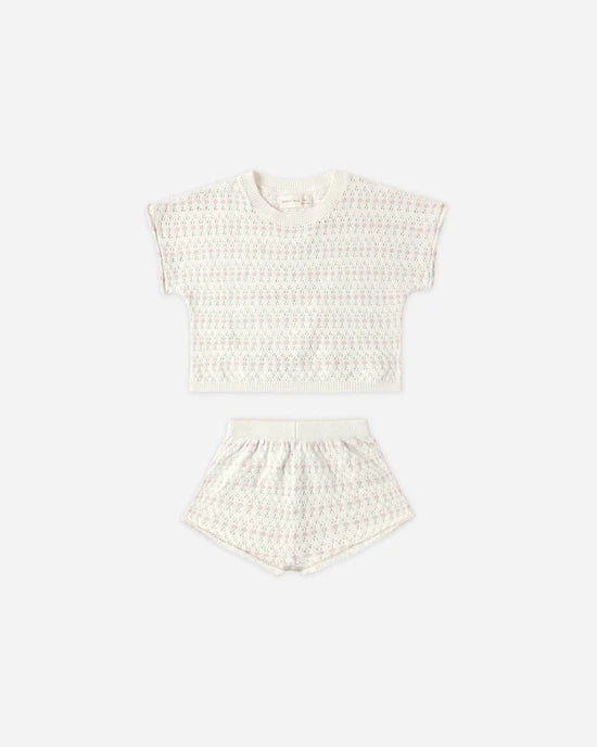 QUINCY MAE RELAXED SUMMER SET - IVORY