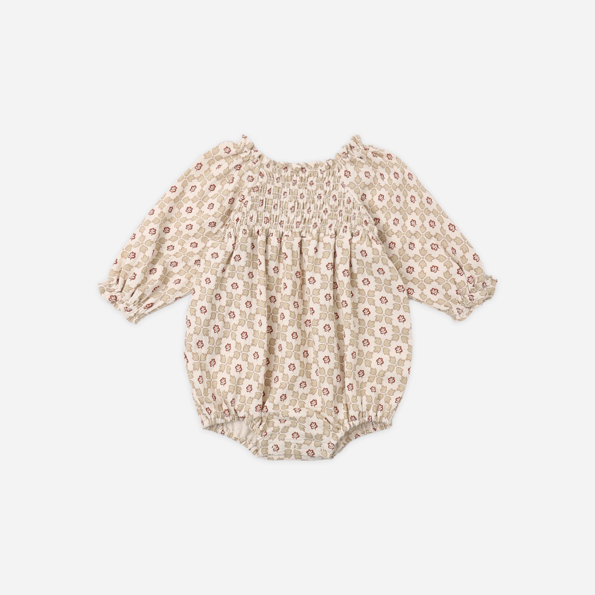 QUINCY MAE EDEN PRINTED ROMPER - WINTER ROSE