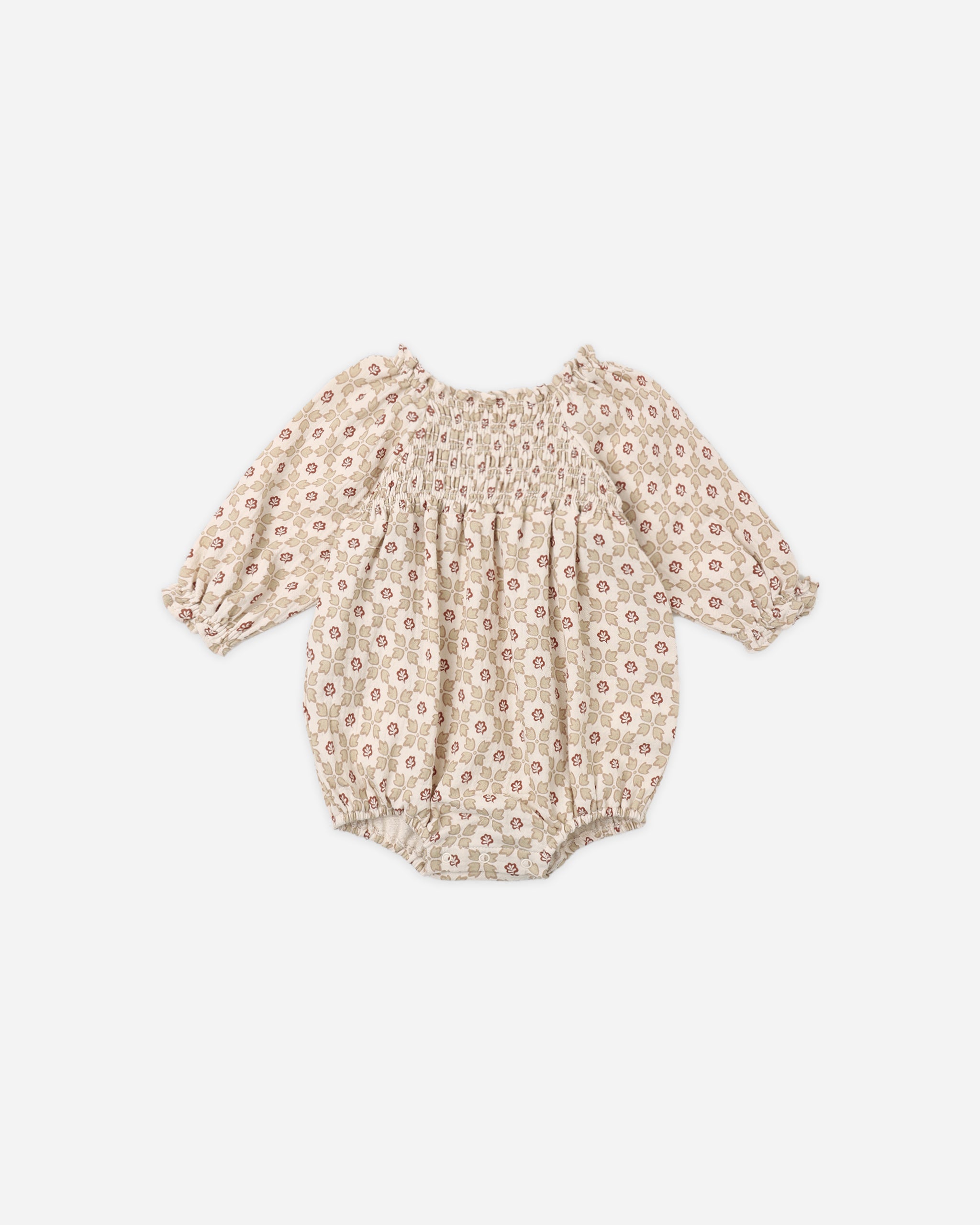 QUINCY MAE EDEN PRINTED ROMPER - WINTER ROSE
