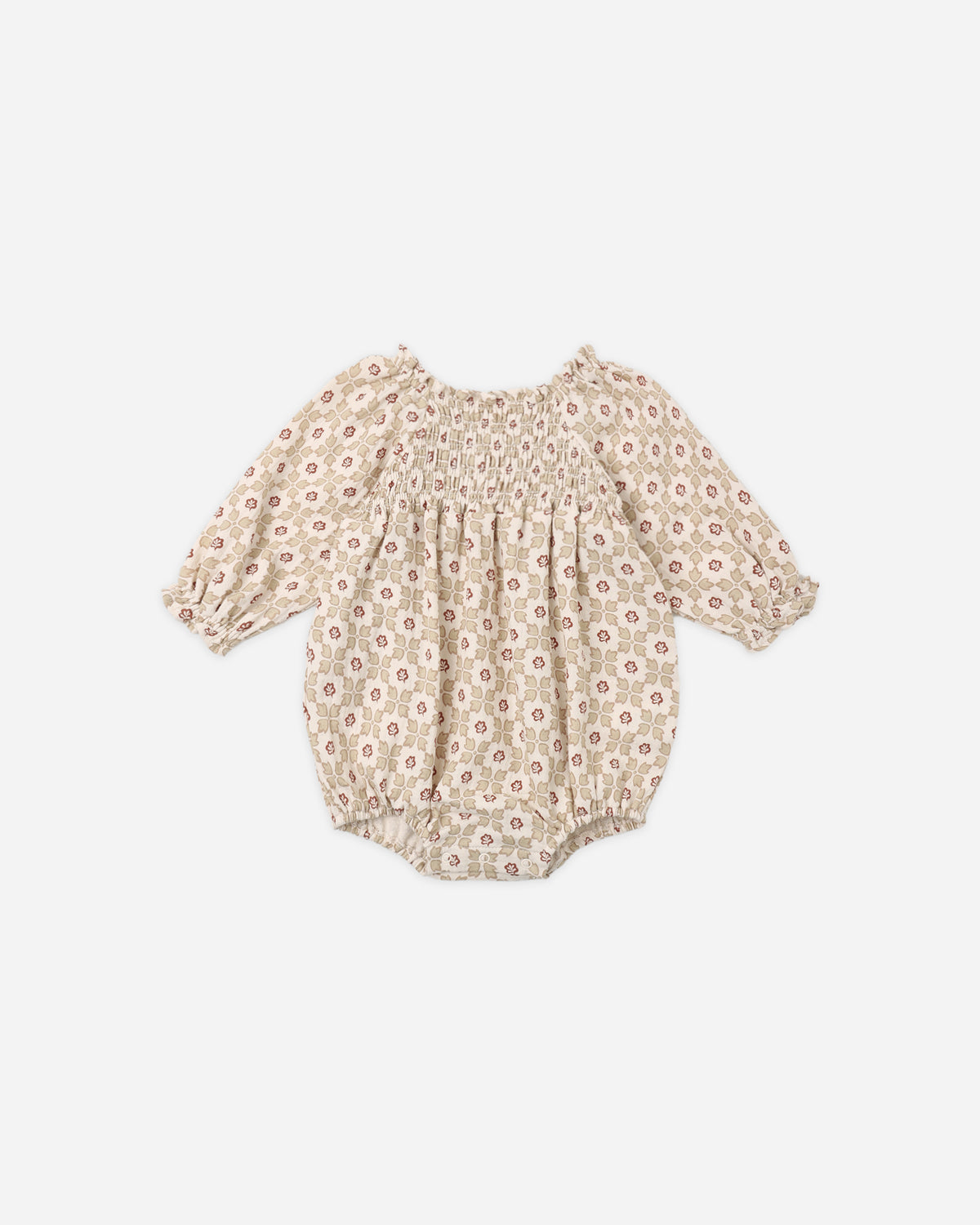 QUINCY MAE EDEN PRINTED ROMPER - WINTER ROSE