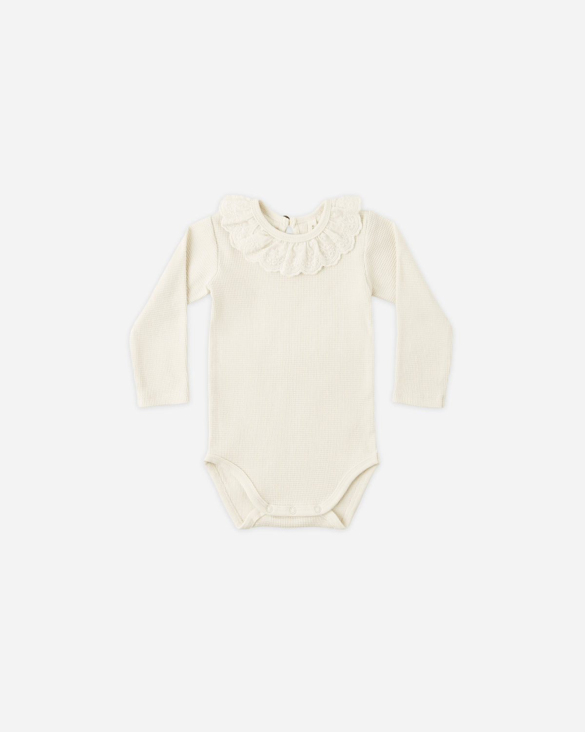 QUINCY MAE RUFFLE BODYSUIT - NATURAL