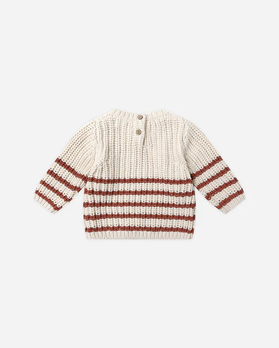 QUINCY MAE REX SWEATER - CRANBERRY