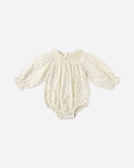 QUINCY MAE CALLIE ROMPER - GOLDEN FLORAL