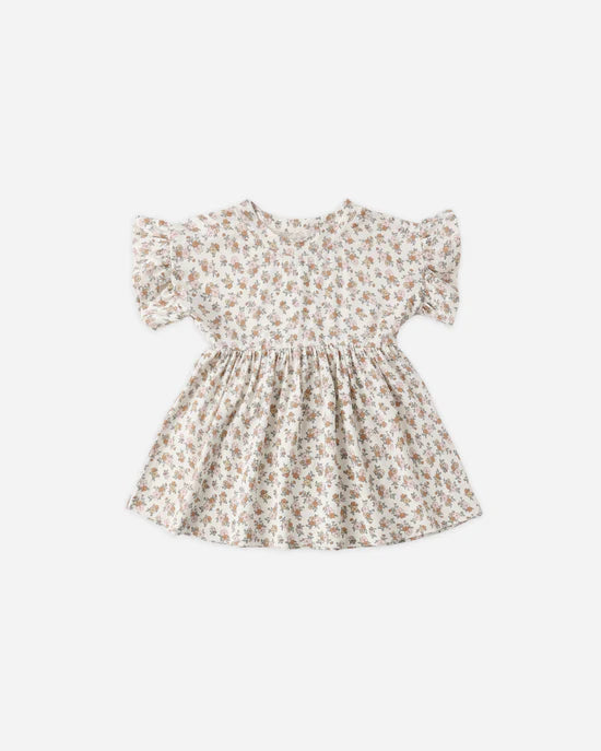 QUINCY MAE BAMBOO BABYDOLL DRESS - WILDFLOWER