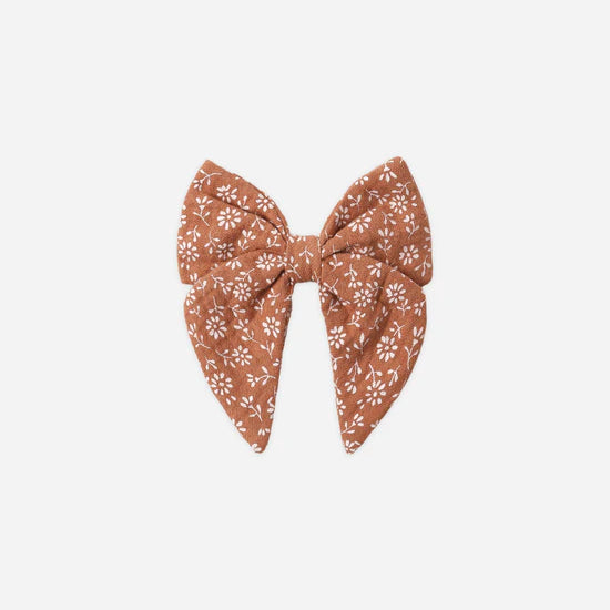QUINCY MAE BOW - POPPY FLORAL
