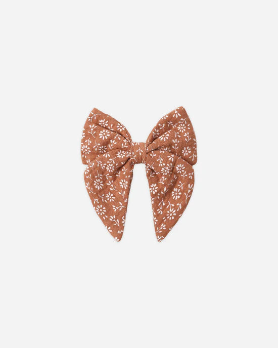 QUINCY MAE BOW - POPPY FLORAL