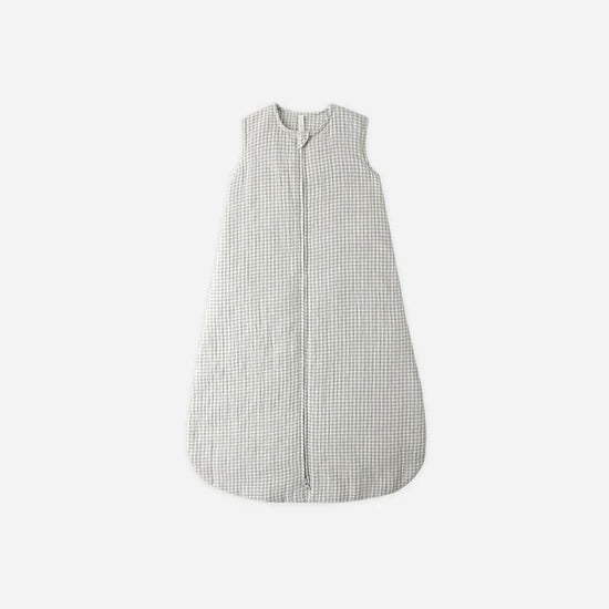 QUINCY MAE SLEEP BAG - GINGHAM SAGE