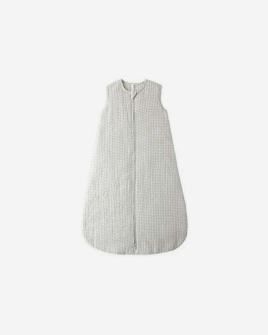 QUINCY MAE SLEEP BAG - GINGHAM SAGE