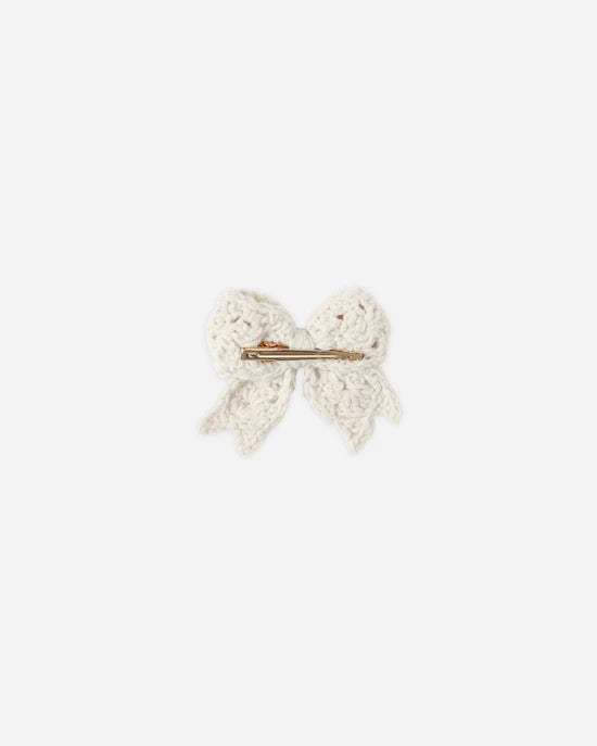QUINCY MAE CROCHET BOW - NATURAL