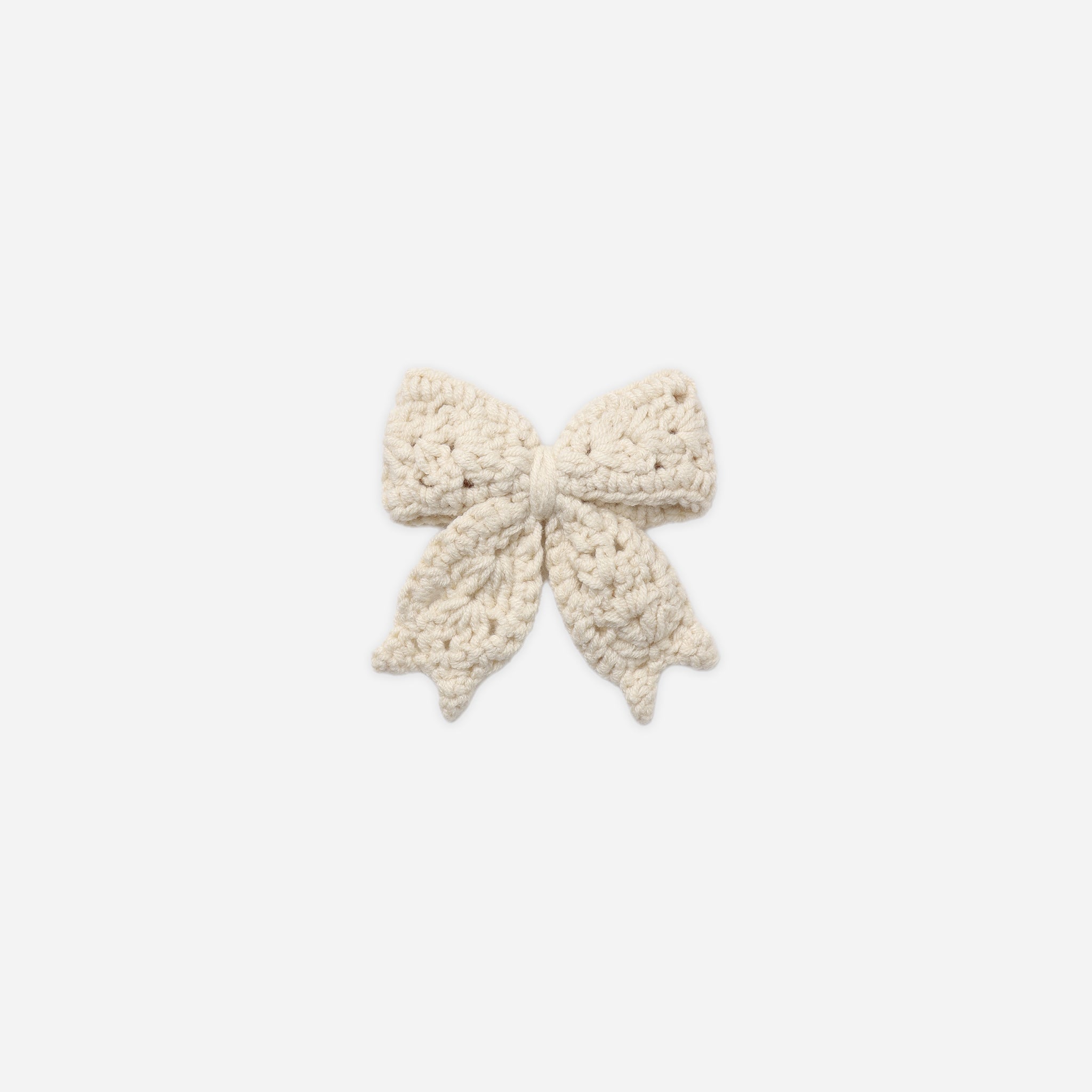 QUINCY MAE CROCHET BOW - NATURAL