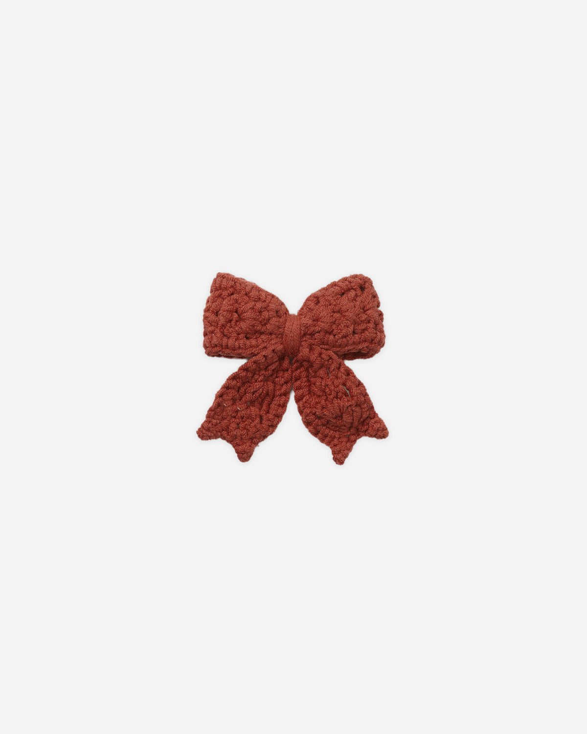 QUINCY MAE CROCHET BOW - REDWOOD
