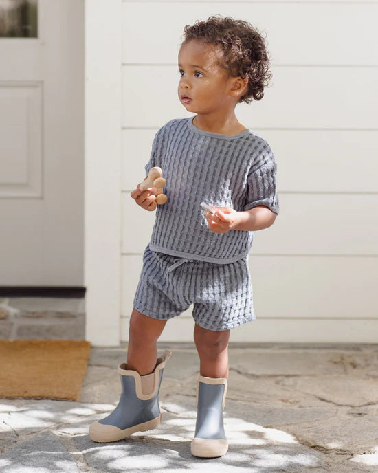QUINCY MAE RAIN BOOTS - OCEAN