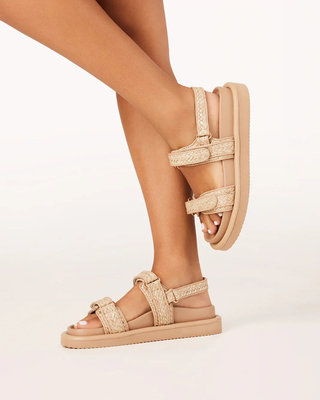 BILLINI QUISTA SANDAL - NATURAL RAFFIA