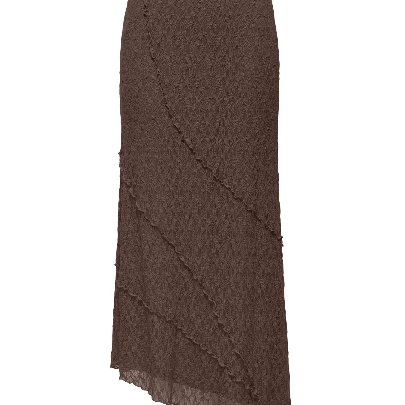 ONLY KIM LACE SLIT SKIRT - BRACKEN