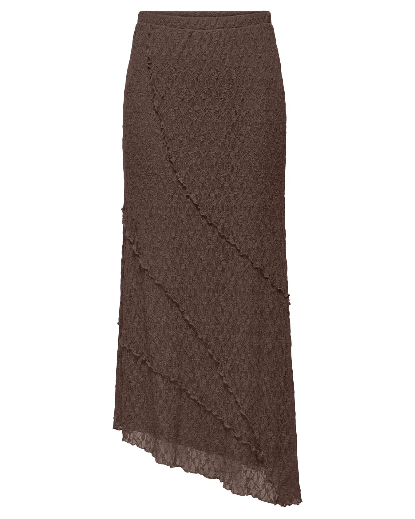 ONLY KIM LACE SLIT SKIRT - BRACKEN