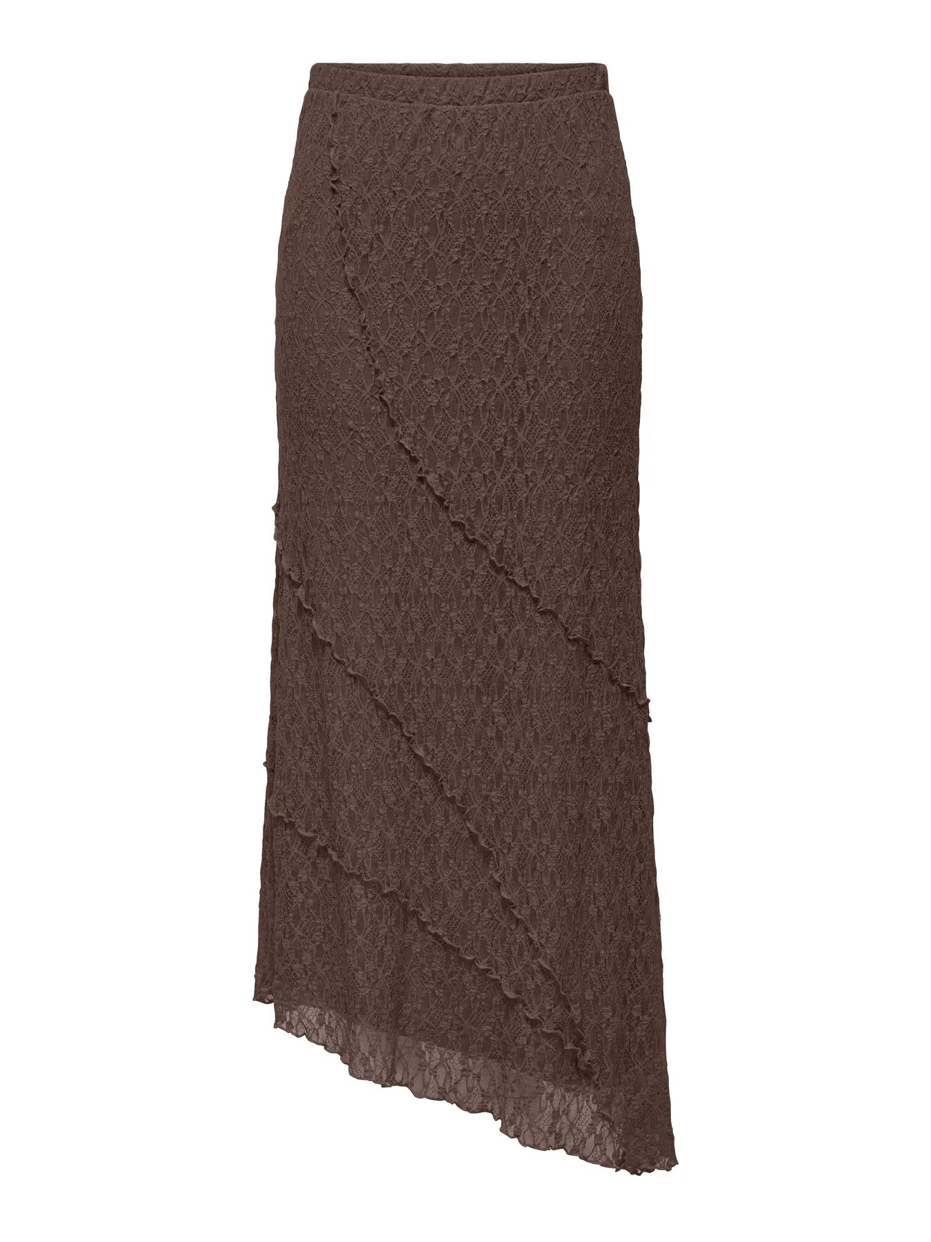 ONLY KIM LACE SLIT SKIRT - BRACKEN