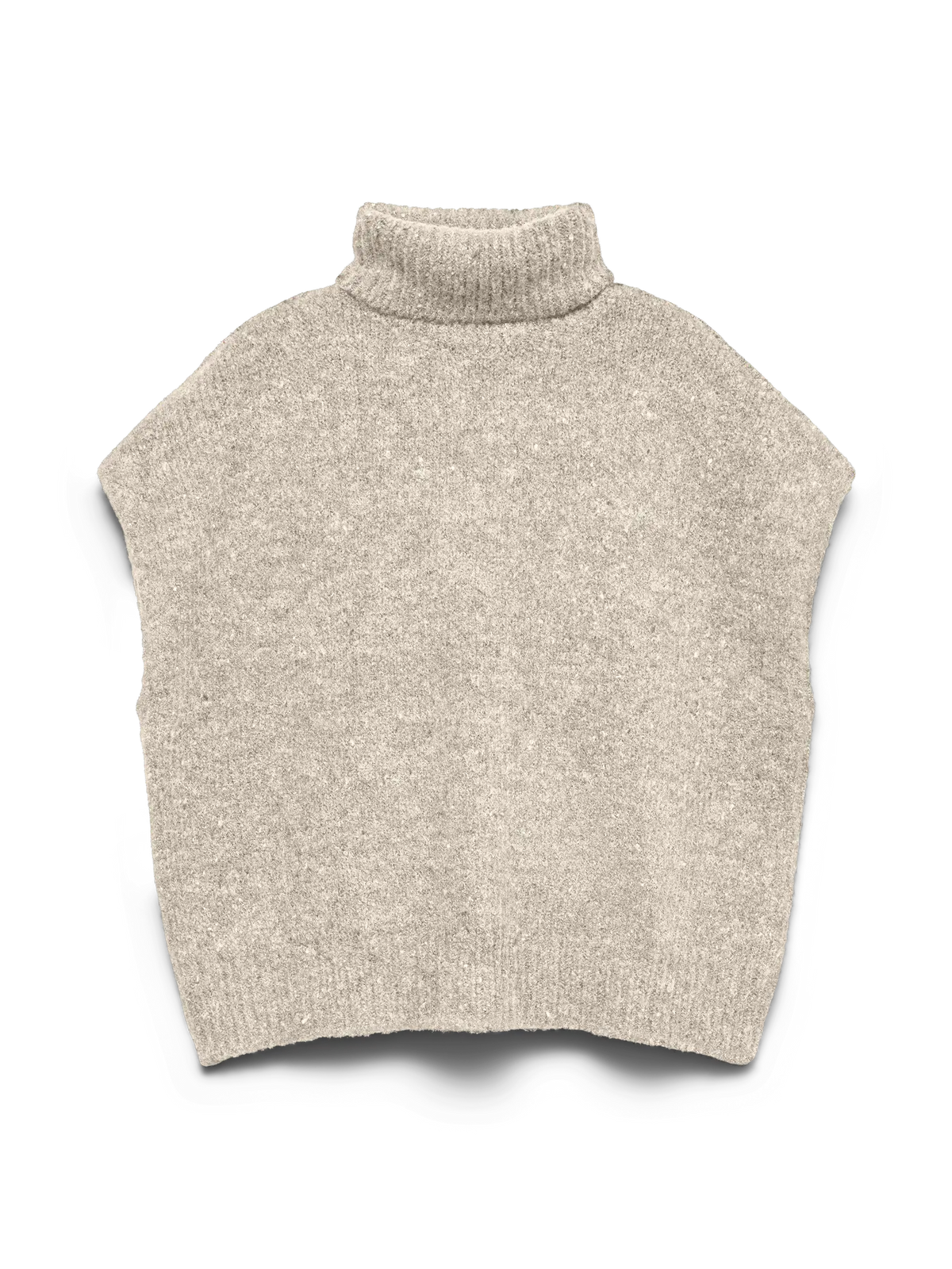 VM INGRID ROLLNECK VEST - BIRCH