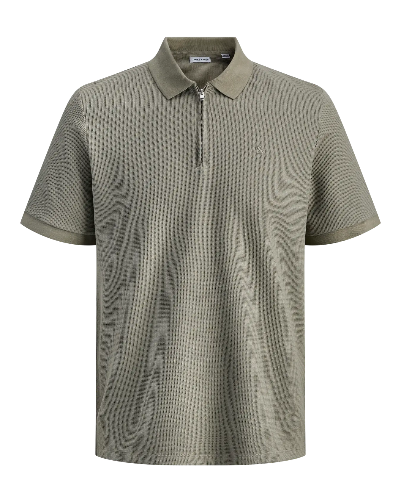 JJ AUSTIN ZIP POLO - VETIVER