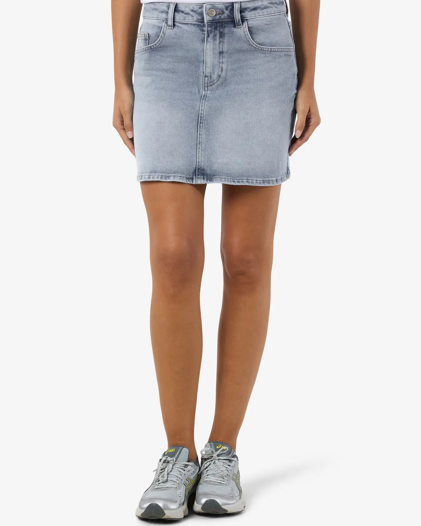 NM YOLANDA DENIM SKIRT - LIGHT BLUE DENIM