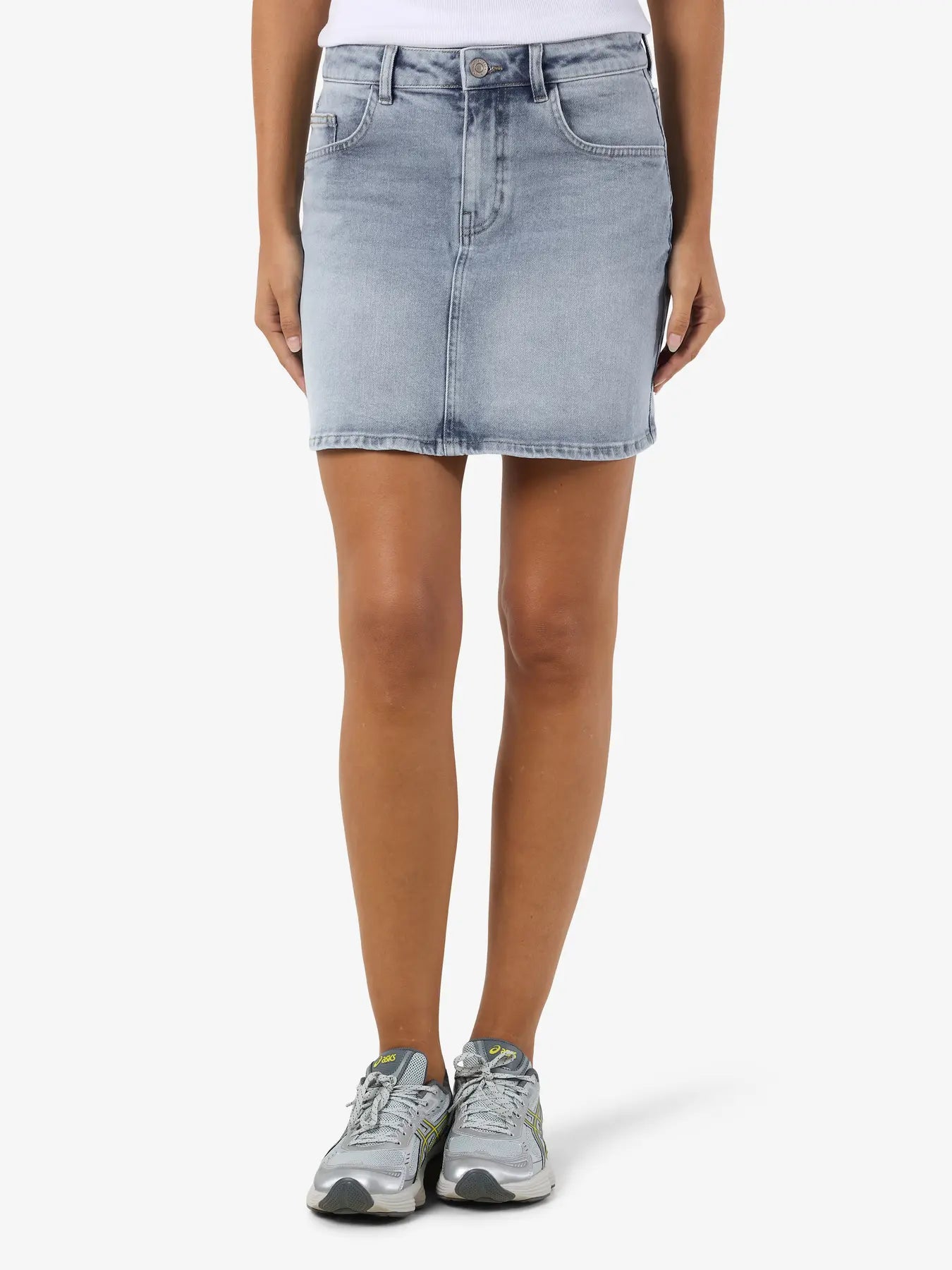 NM YOLANDA DENIM SKIRT - LIGHT BLUE DENIM