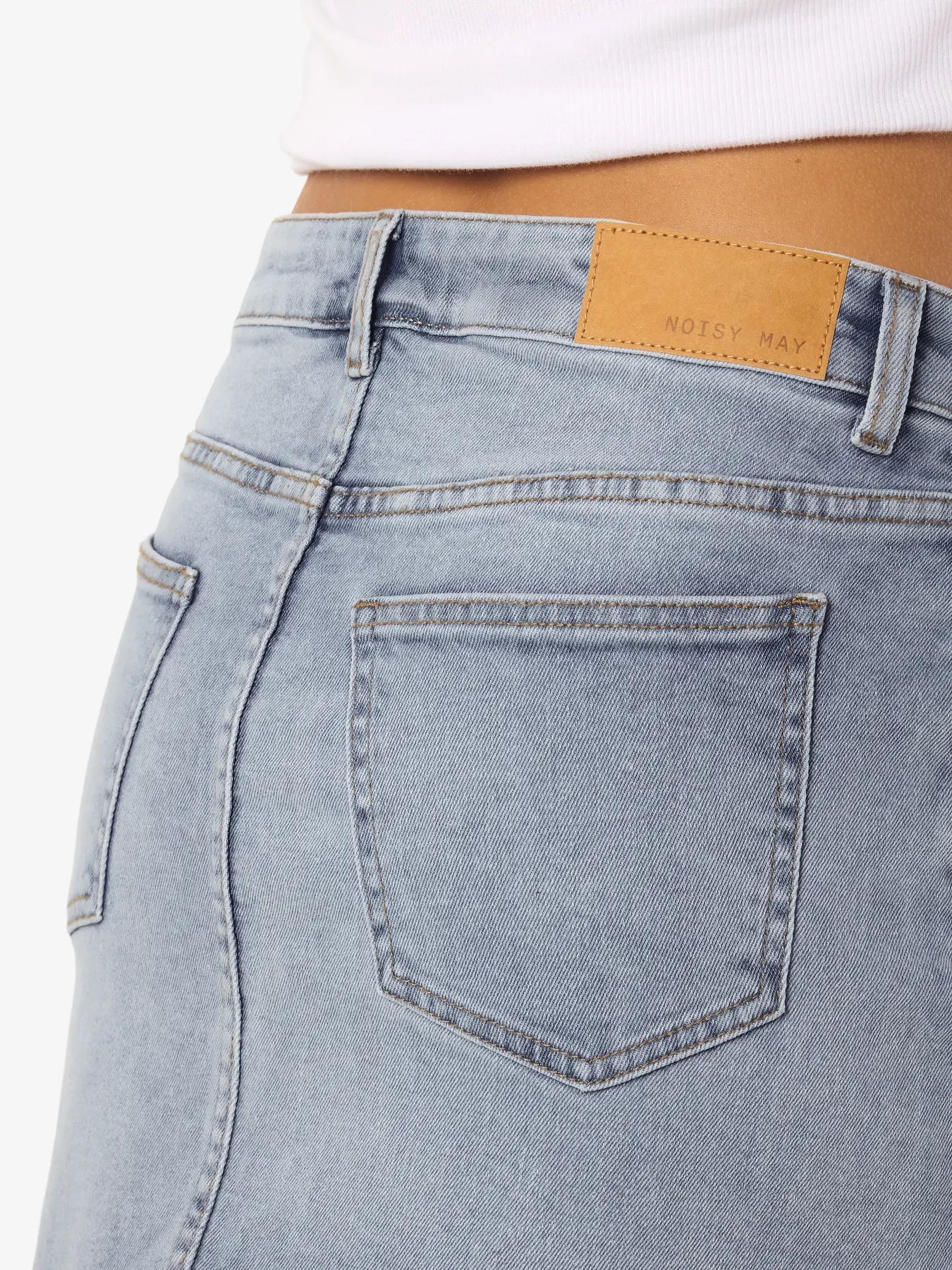 NM YOLANDA DENIM SKIRT - LIGHT BLUE DENIM