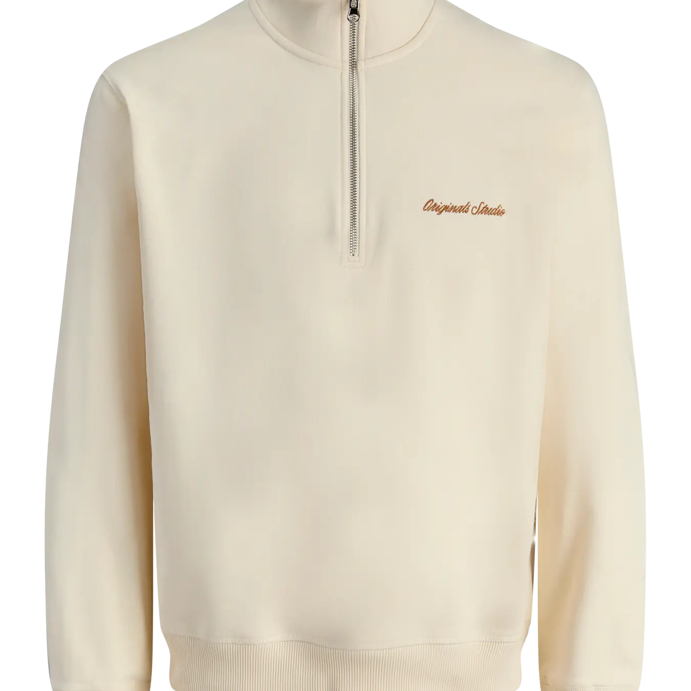 JJ NORREBRO HIGH NECK SWEAT PULLOVER - ANTIQUE WHITE