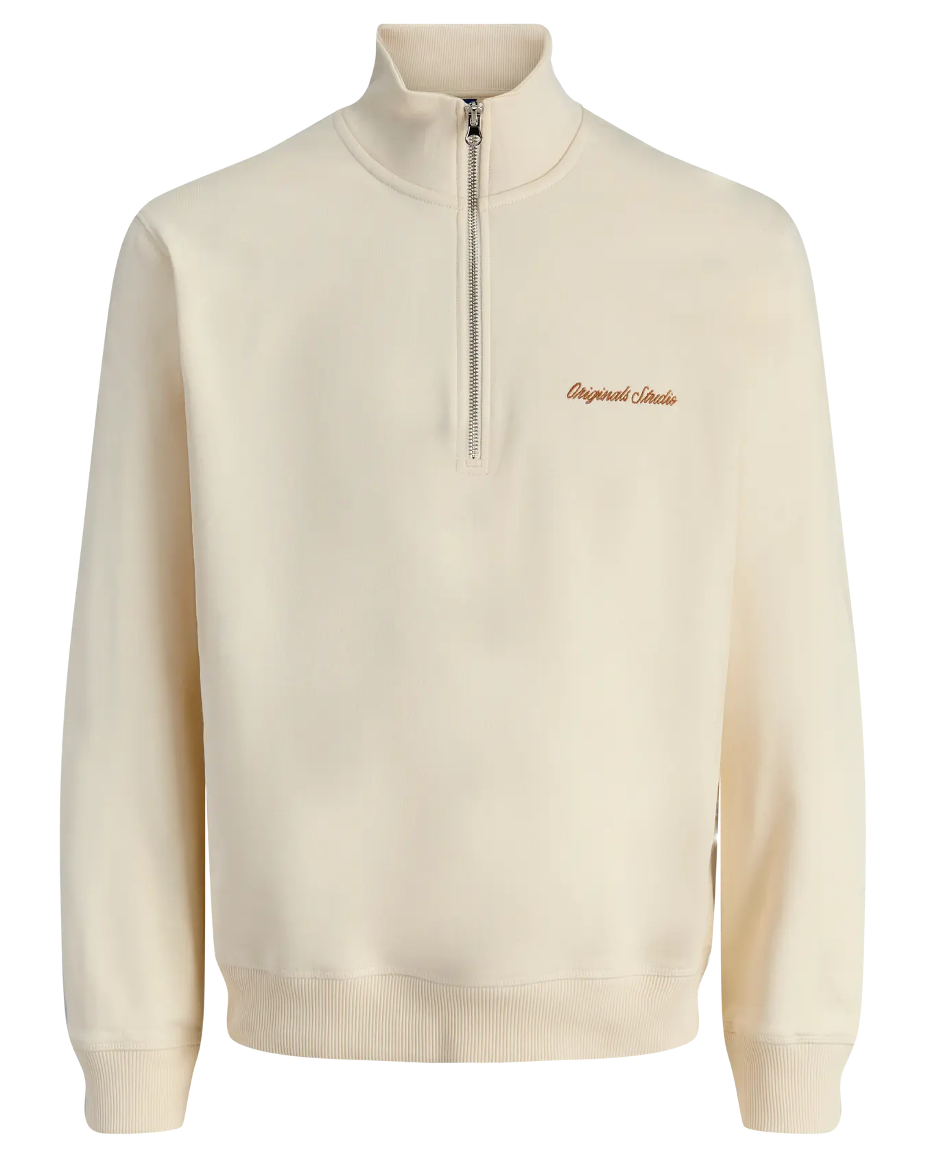 JJ NORREBRO HIGH NECK SWEAT PULLOVER - ANTIQUE WHITE