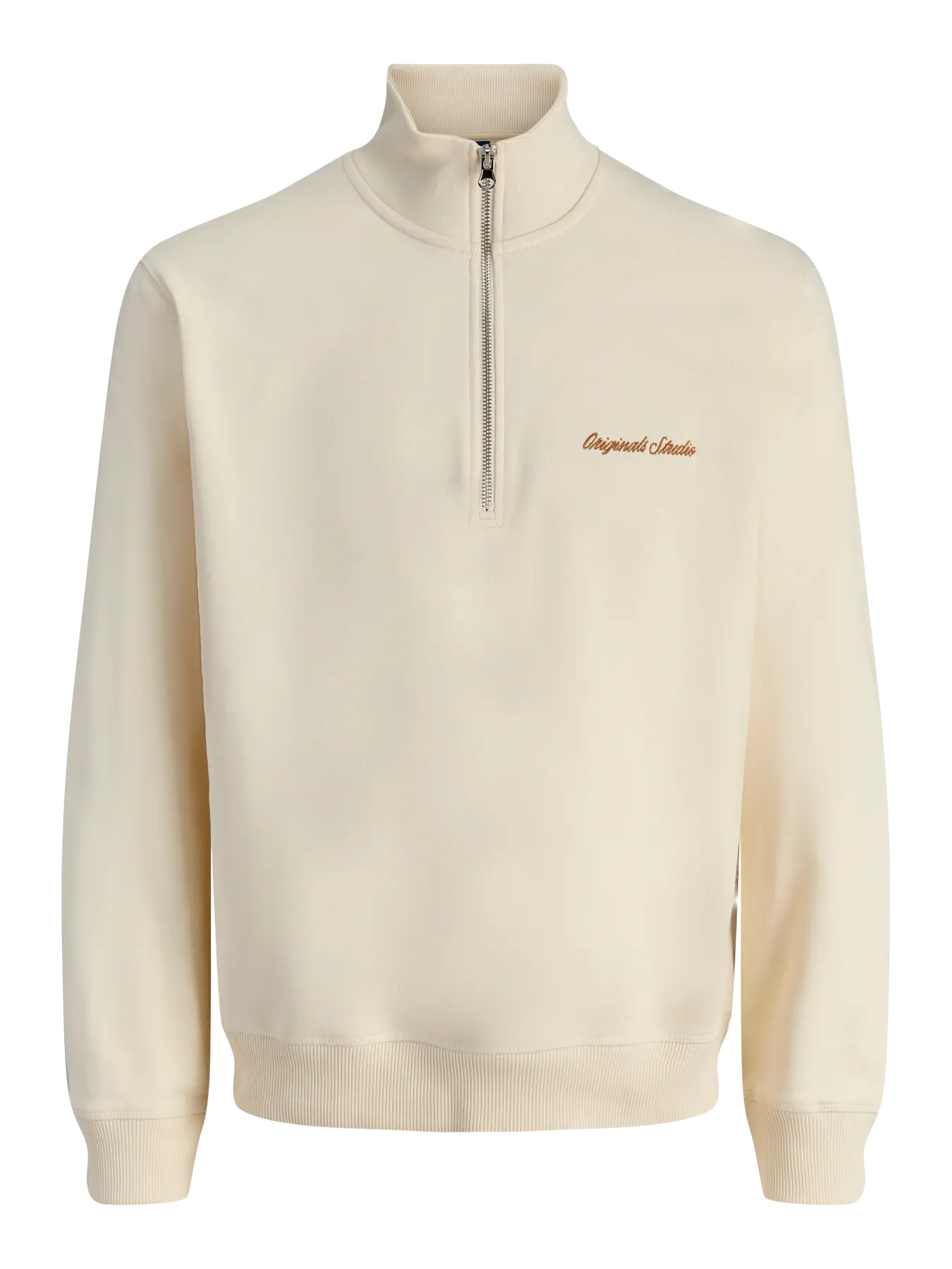 JJ NORREBRO HIGH NECK SWEAT PULLOVER - ANTIQUE WHITE