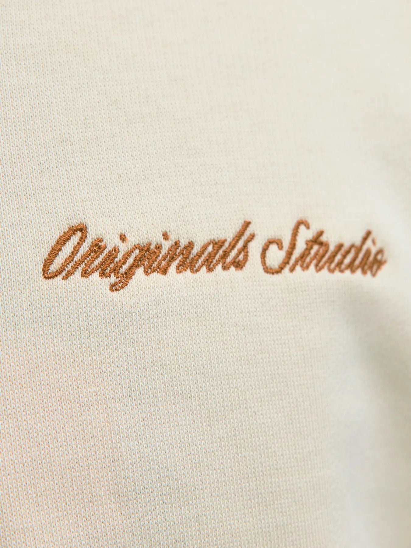 JJ NORREBRO HIGH NECK SWEAT PULLOVER - ANTIQUE WHITE