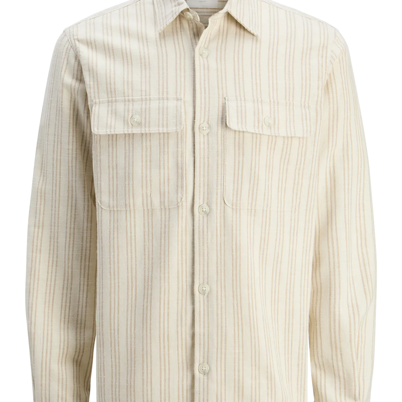 JJ CRAYMOND STRIPE OVERSHIRT - CLOUD DANCER