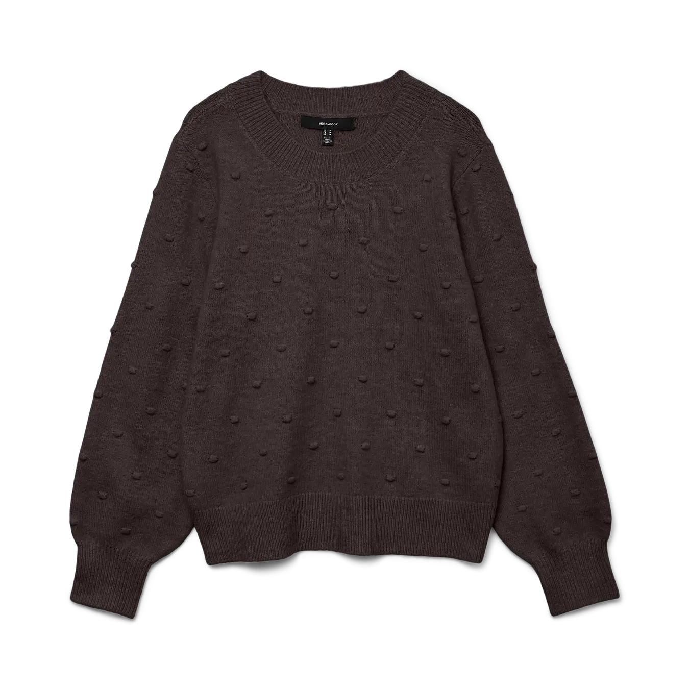VM FRANCESCA O NECK PULLOVER - CHOCOLATE TORTE