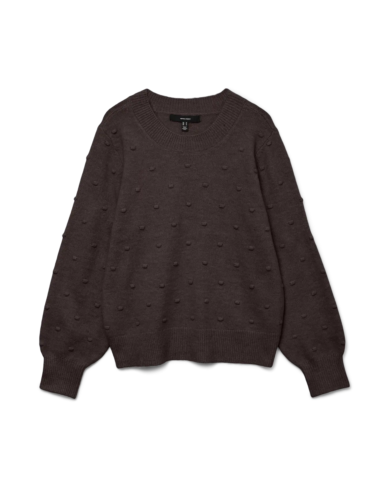 VM FRANCESCA O NECK PULLOVER - CHOCOLATE TORTE