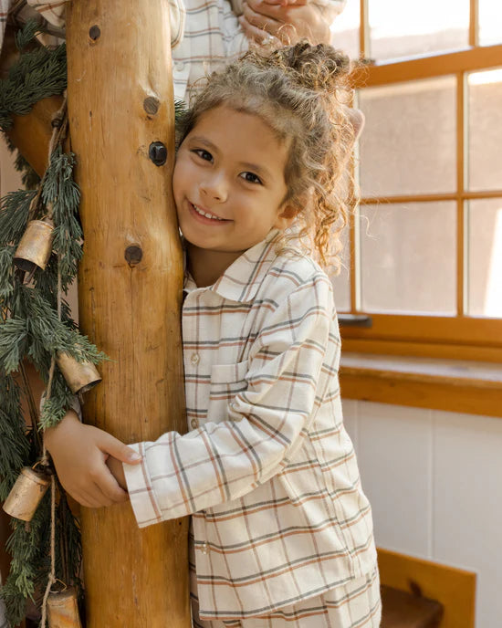 RYLEE + CRU LONG SLEEVE PJS - HOLIDAY PLAID