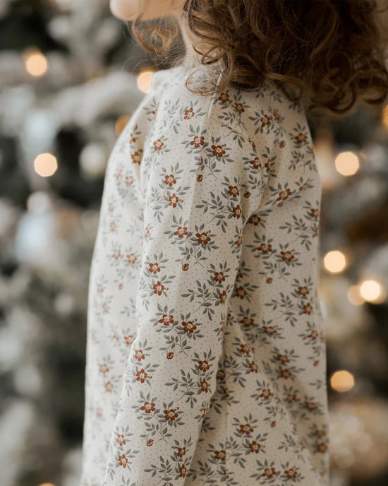 RYLEE + CRU LONG SLEEVE PJ SET - HOLIDAY BLOOM