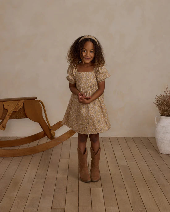 RYLEE + CRU CASSIDY DRESS - GOLDEN FIELDS