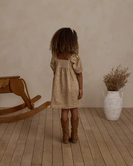 RYLEE + CRU CASSIDY DRESS - GOLDEN FIELDS